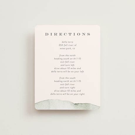 Direction Cards