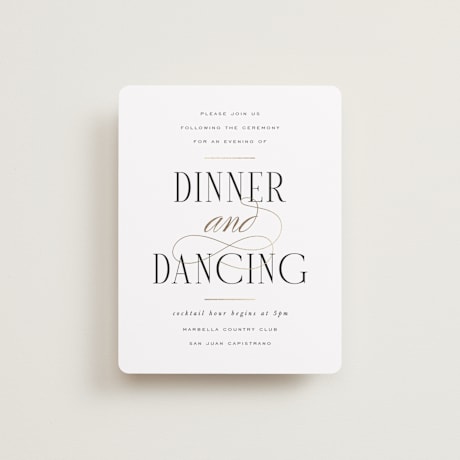 Reception Cards