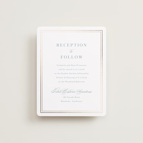 Reception Cards