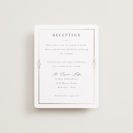 Reception Cards