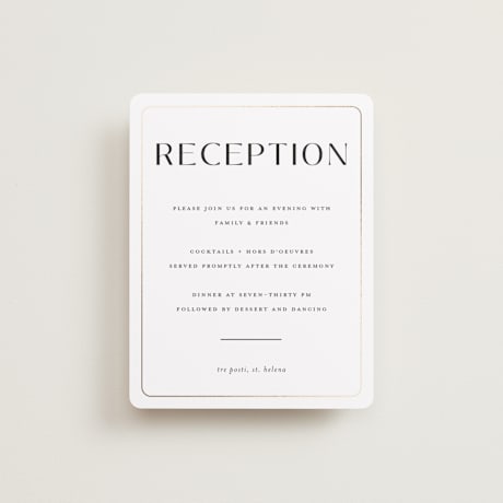 Reception Cards