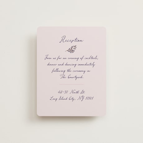 Foil-Pressed Reception Cards