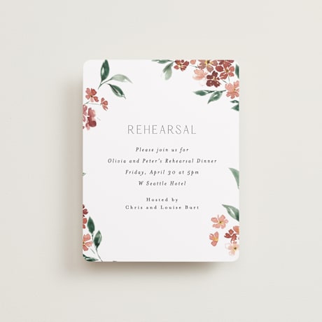 Rehearsal Dinner Cards