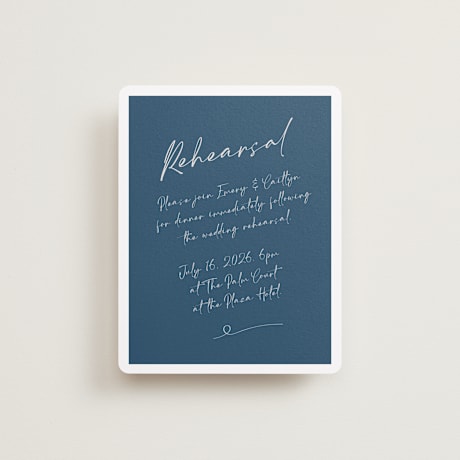 Rehearsal Dinner Cards