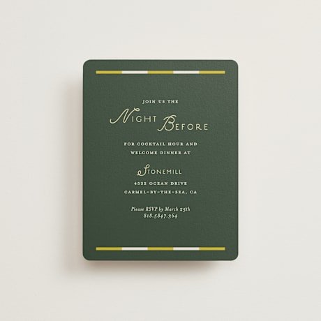 Rehearsal Dinner Cards
