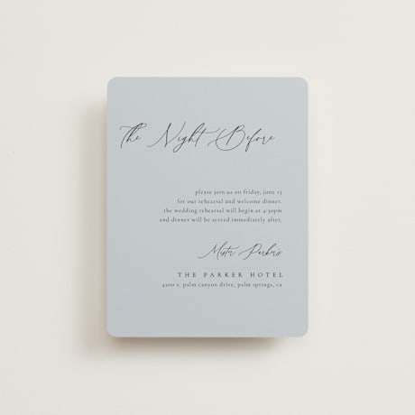 Rehearsal Dinner Cards