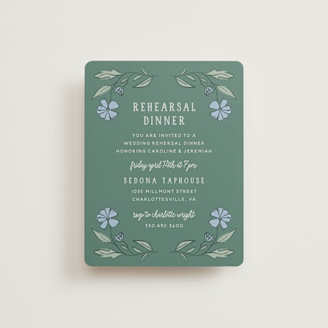 Rehearsal Dinner Cards