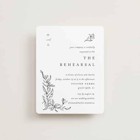Rehearsal Dinner Cards