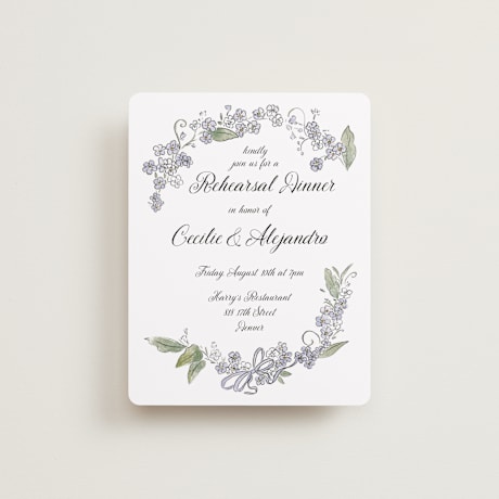 Rehearsal Dinner Cards