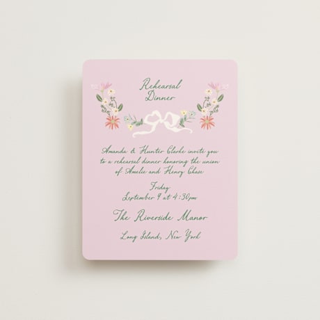 Rehearsal Dinner Cards