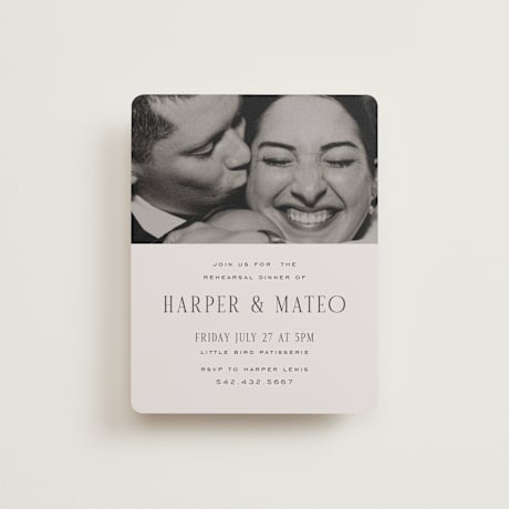 Rehearsal Dinner Cards