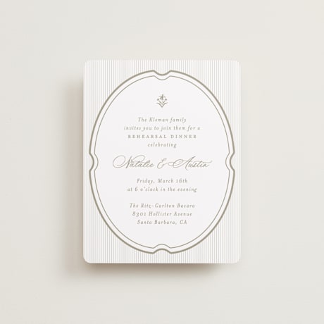 Rehearsal Dinner Cards