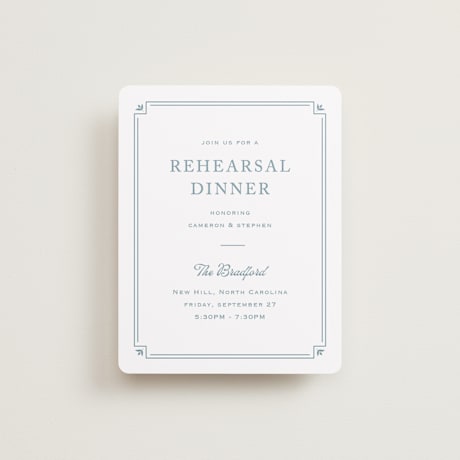 Rehearsal Dinner Cards