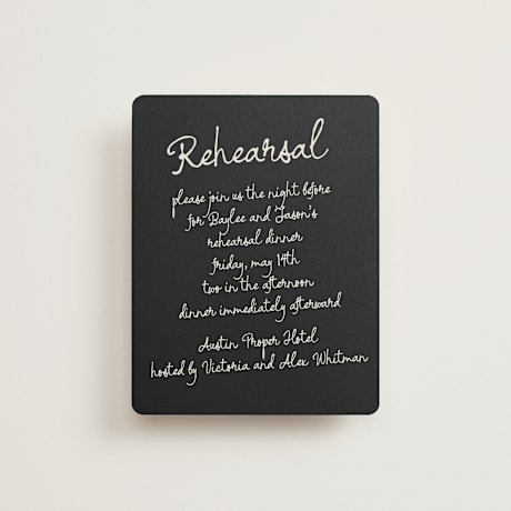 Rehearsal Dinner Cards