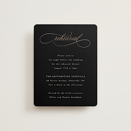 Rehearsal Dinner Cards