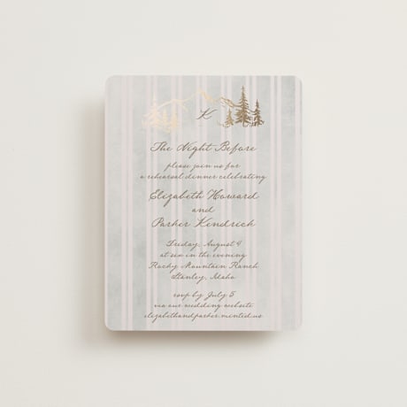 Rehearsal Dinner Cards