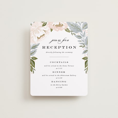 Reception Cards