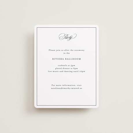 Reception Cards