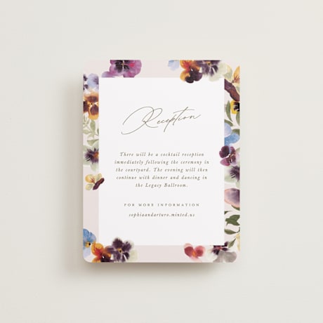 Reception Cards