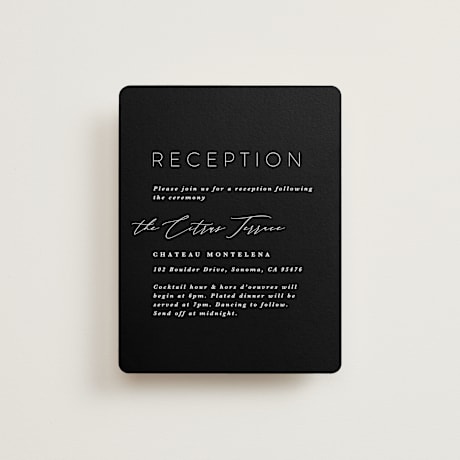 Reception Cards