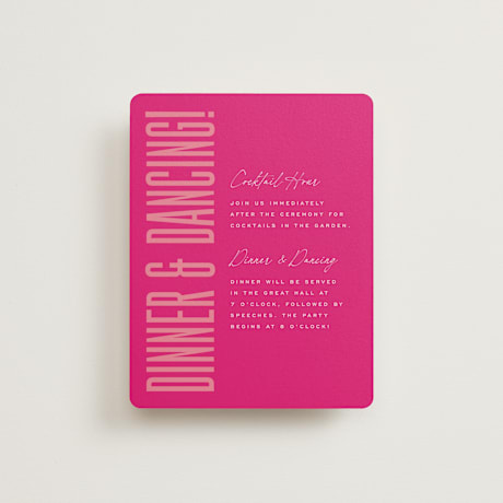 Reception Cards
