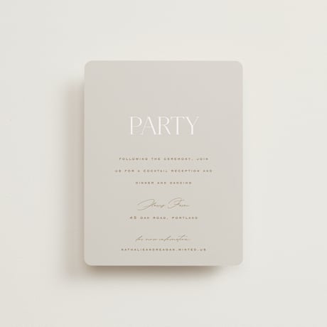 Reception Cards