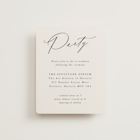 Reception Cards