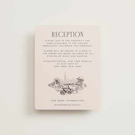 Reception Cards