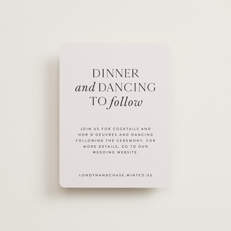 Reception Cards