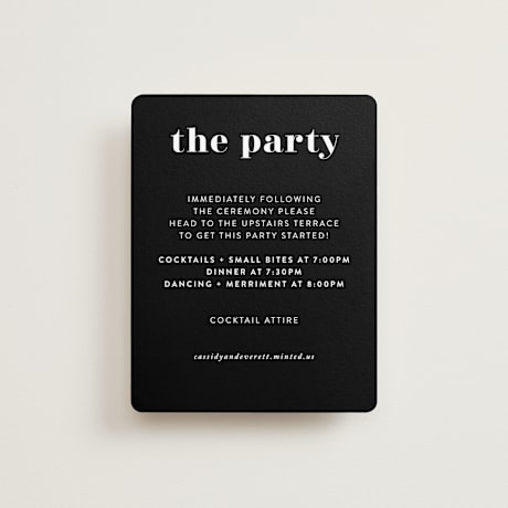 Reception Cards