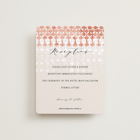 Reception Cards