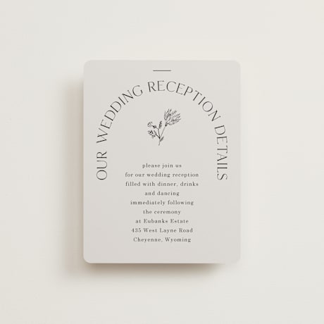 Reception Cards