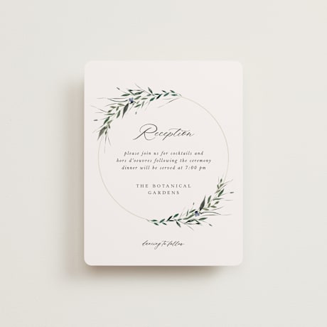 Reception Cards