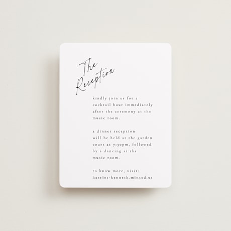 Reception Cards