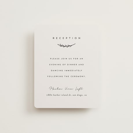 Reception Cards
