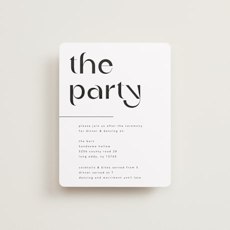 Reception Cards
