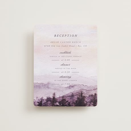 Reception Cards