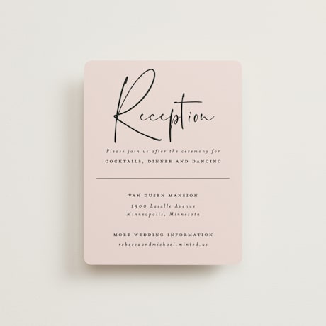 Reception Cards
