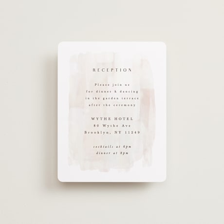 Reception Cards