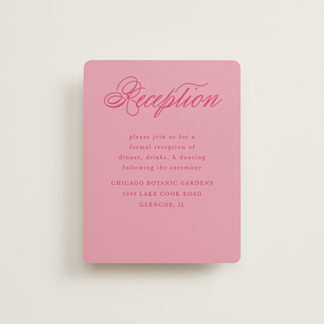 Reception Cards
