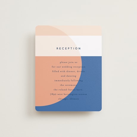 Reception Cards