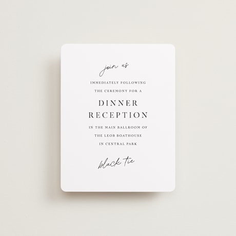 Reception Cards