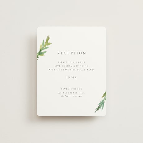 Reception Cards
