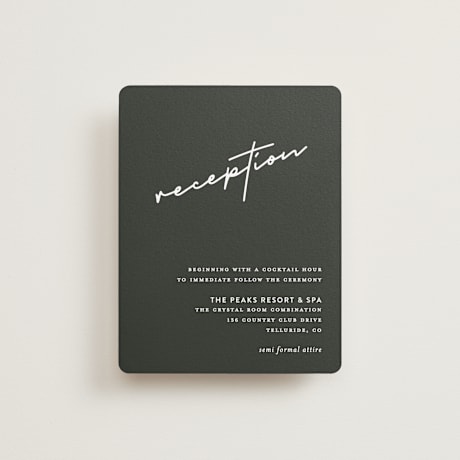 Reception Cards
