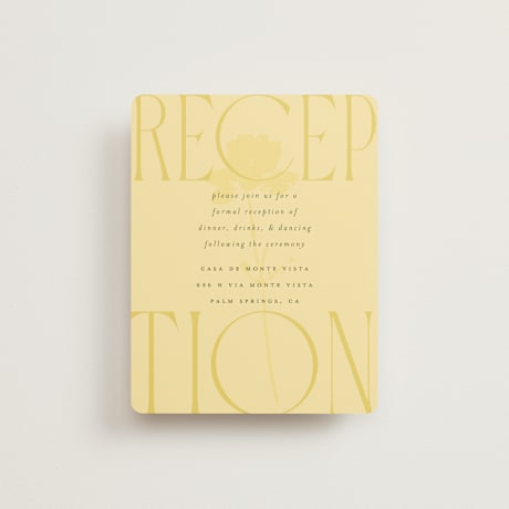 Reception Cards