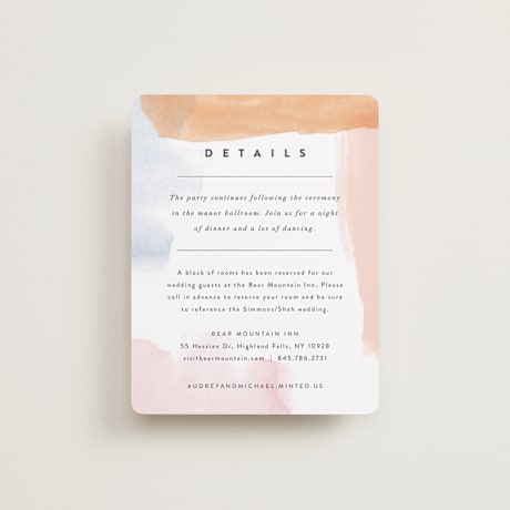 Reception Cards