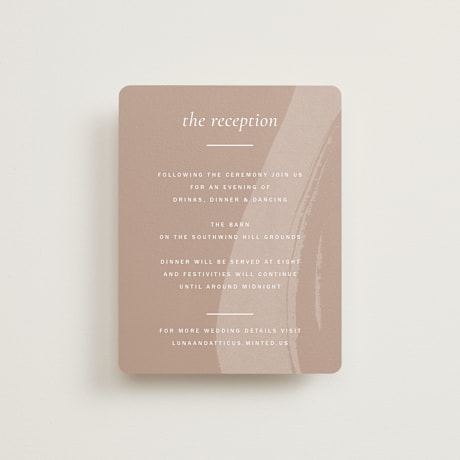 Reception Cards