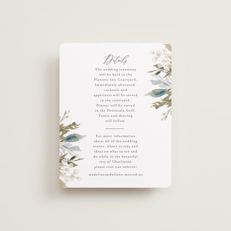 Reception Cards