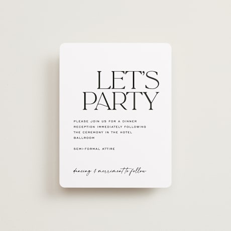 Reception Cards
