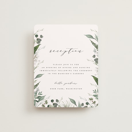 Reception Cards